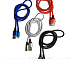 USB кабель Micro-1m-Blue /Нейлон/