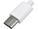 Вилка USB Type-C 4pin біла CN-07-06