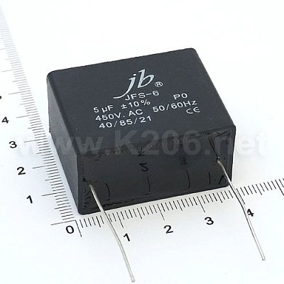 Конденсатор JFS6-5,0/450VAC