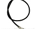 CABLE-6,3/BLACK 0,75mm2/140mm