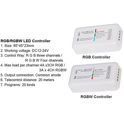 LED Controller RGBW PL-C-24A-Touch