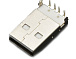 Вилка USB-A кутова на плату USB-70