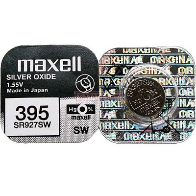 Батарейка Maxell Silver Oxide 395 SR927SW 1.55V