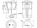 Переключатель KCD1-101-5 BLACK 2pin