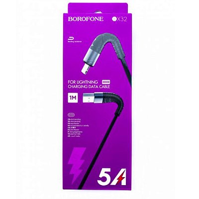 USB кабель BOROFONE-BX32 iPhone /Нейлон/