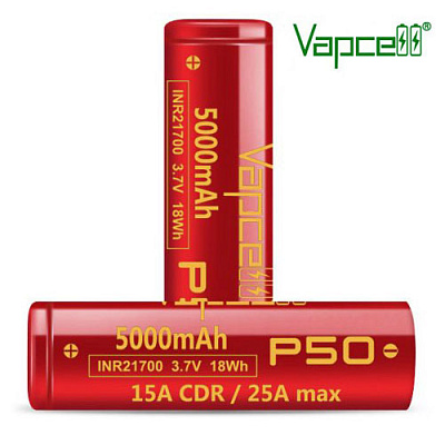 Акумулятор Vapcell INR21700 P50 5000mAh