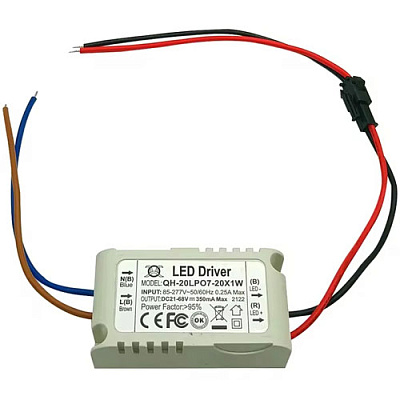 LED драйвер QH-20LPO7-20X1W