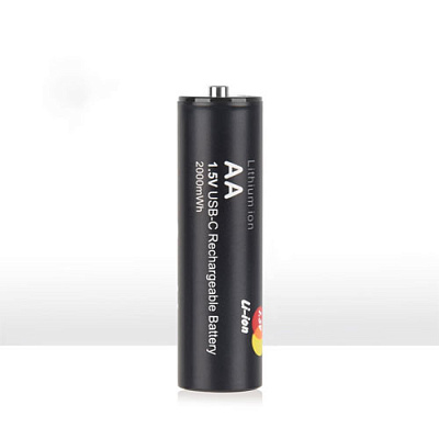 Акумулятор AA Li-Ion Soshine 1.5V 2000mWh Protected USB Type-C