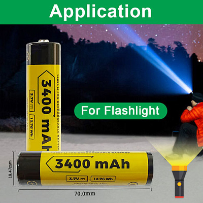 Акумулятор Vapcell INR18650 B34 3400mAh