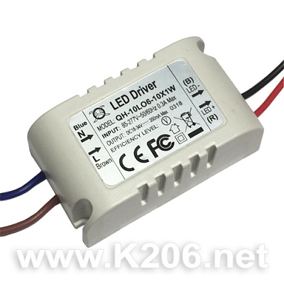 LED драйвер QH-10LO6-10X1W