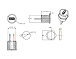 Гніздо USB Type-C 2pin з проводом L=100mm