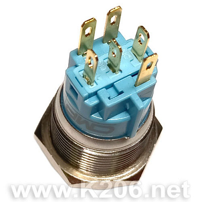 Кнопка антивандальна MP019S1/F11Z-12V-R/G-CMP