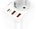 Зарядное устройство 4000W розетка 3*USB HOCO NS3