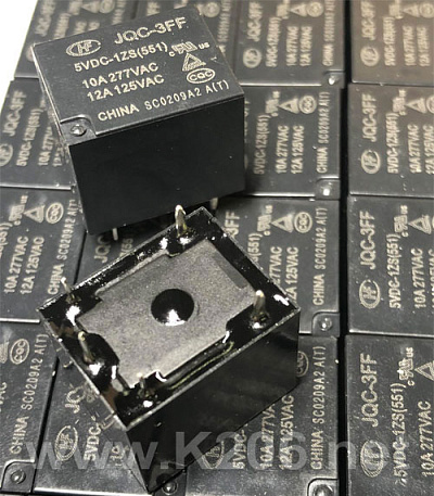 Реле HONGFA JQC-3FF/5VDC-1ZS