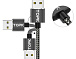 USB кабель магнитный TOPK-MICRO / BLACK