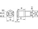 Кнопка антивандальная HQ16N/F11-24V-G