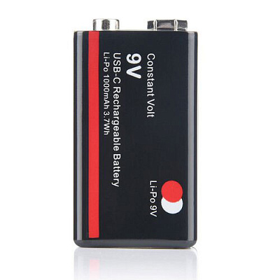 Акумулятор 1000mAh КРОНА 9V USB Type-C