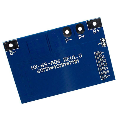 Плата захисту HX-6S-A06 (BMS-6S)