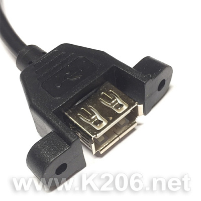 Кабель USB A-на панель 0,5м