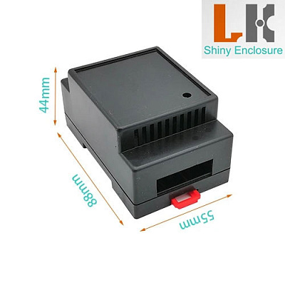 Корпус на DIN-рейку LK-DR-06 Black