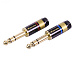 Rich Tech Jack 6,35mm 3pin / Blue ring