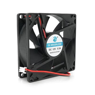 Вентилятор 80x80x25 DC BRUSHLESS 12V 0.3A
