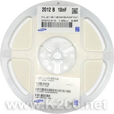 Конденсатор 0805-10N/50V-X7R