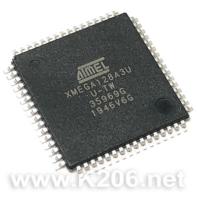 Микроконтроллер ATXMEGA128A3U-AU