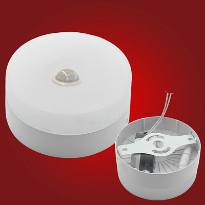 Светильник накладной 180° LP-12W NW-R sensor