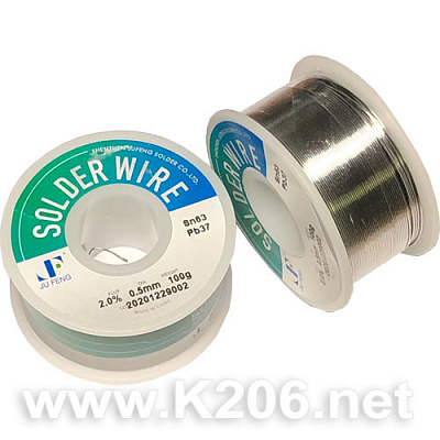 Припій JF-Sn63Pb37 [0,5мм 100г] RMA