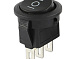 Перемикач KCD11 Black 3pin 3A