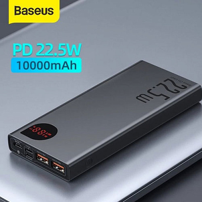 Power Bank BASEUS 10000mAh 22.5W Black