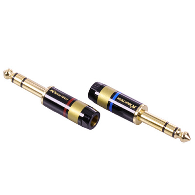 Rich Tech Jack 6,35mm 3pin / Blue ring