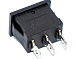 Перемикач MRS-103-С (KCD1-2-103) Black