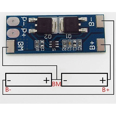 Плата защиты HX-2S-D01 8A (BMS-2S)