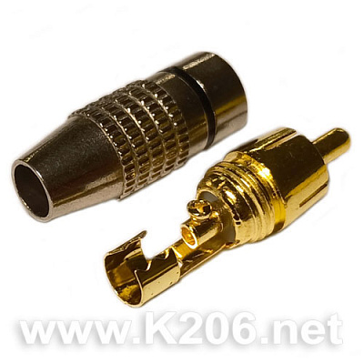 Штекер RCA-396-BK