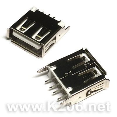 Гнездо USB AF Вертикальный 13mm