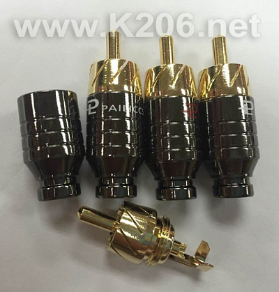 Штекер Pailiccs RCA mini RC-391-R