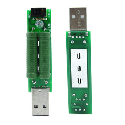 USB Навантажувальний резистор 2A/1A