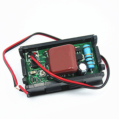 Вольтметр 70~500VAC-PANEL-GREEN