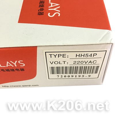 Реле JZX18FF-4C-AC220V (HH54-P)