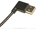 USB кабель угл-Micro-15cm-Black /Нейлон/
