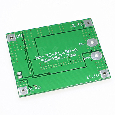 Плата защиты HX-3S-FL25A-A (BMS-3S)