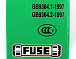 Запобіжник FUSE-50F 5X20 0.1A (100MA)
