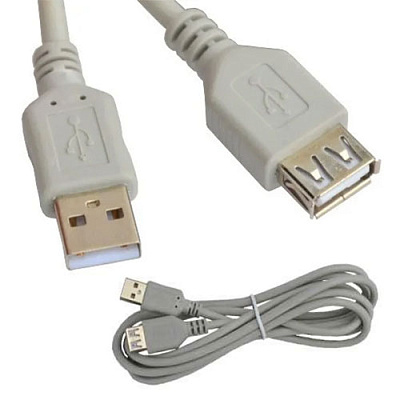 Кабель USB2.0 AM/AF 1.8M (удлинитель)