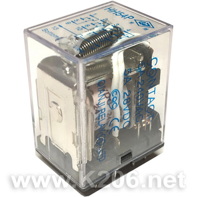 Реле JZX18FF-4C-DC24V (HH54-P)