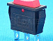 Переключатель KCD3-103 RED 15A-20A, 3 pin
