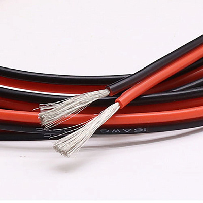 Sil-2X16AWG (2x1.3mm) Red/Black