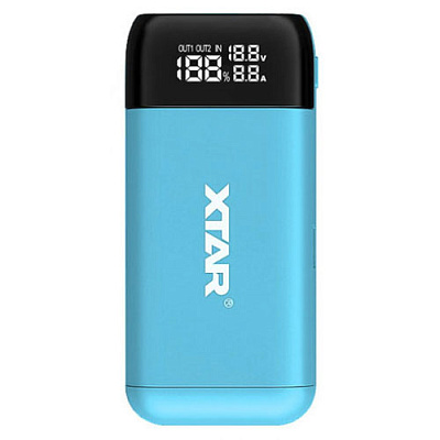 Power Bank Case Xtar PB2S BLUE