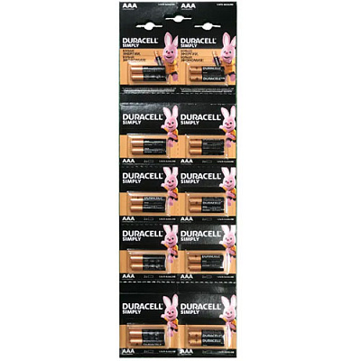 Батарейка DURACELL SIMPLY AAA/LR03